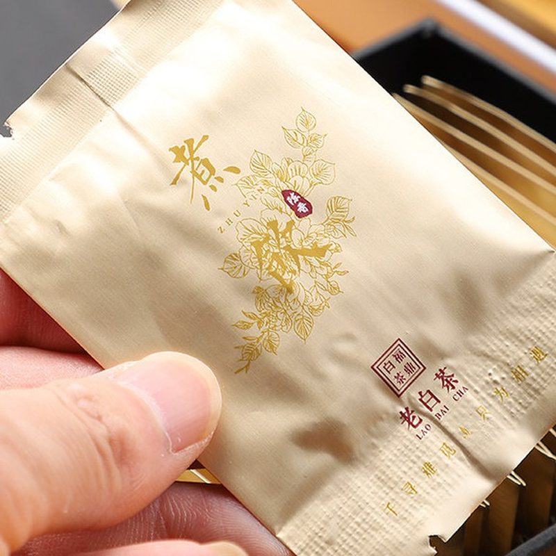 八年珍藏老白茶寿眉 小方片饼干茶500g礼盒 细节图1