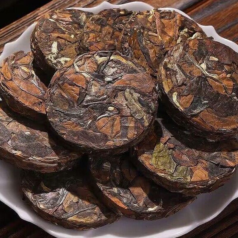 福鼎太姥山陈年寿眉小茶饼 醇厚500g散装 细节图1