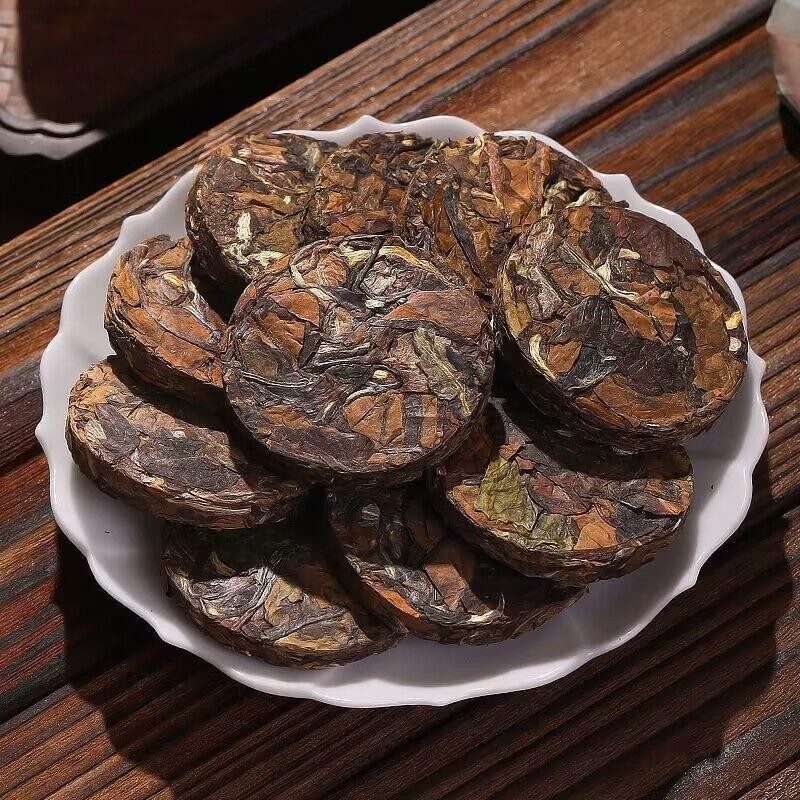 福鼎太姥山陈年寿眉小茶饼 醇厚500g散装
